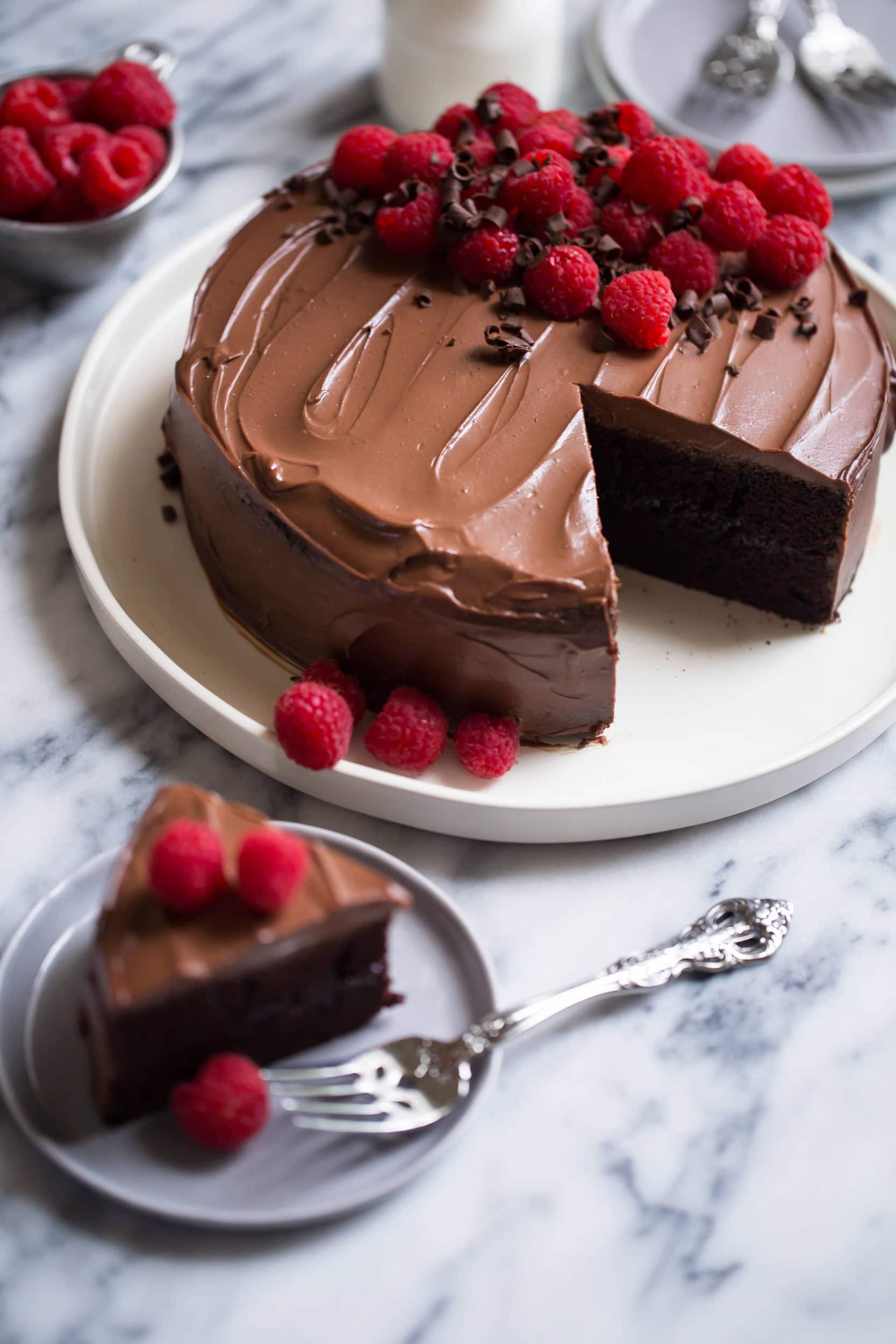 Chocolate Raspberry Cake
